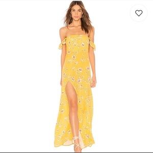 Flynn Skye Yellow Floral Dress